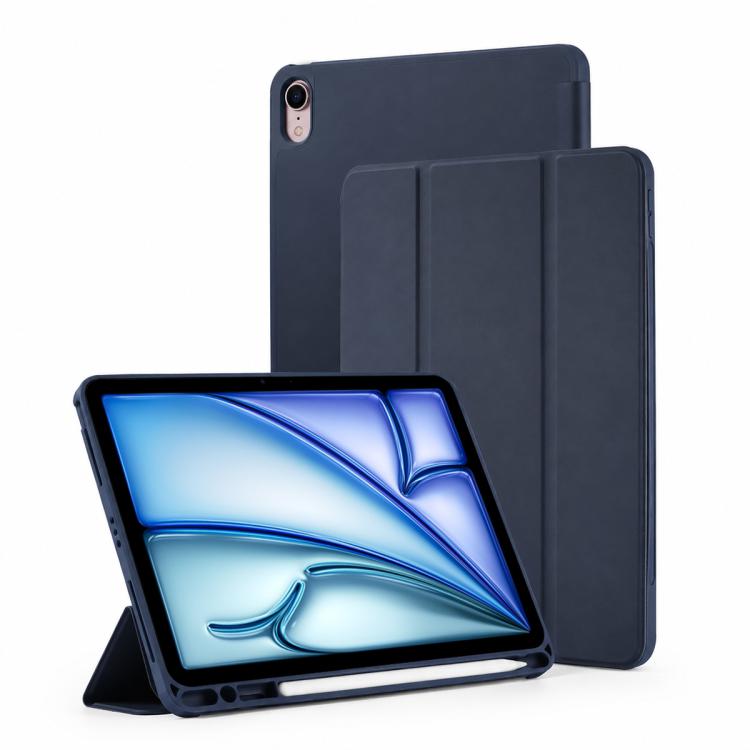 XDcase Tri-Fold Stand Soft Touch Smart Wake / Sleep Tablet Cover with Pencil Slot, For iPad Air 11 2026 / 2025 / 2024, For iPad Pro 13 2025 / 2024, For iPad Pro 11 2025 / 2024, For iPad 2025 / 2022, For iPad Air 13 2025 / 2024, For iPad mini 2024 / 202...