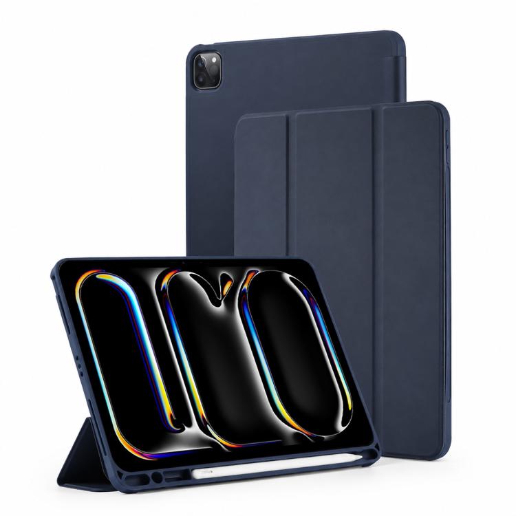 XDcase Tri-Fold Stand Soft Touch Smart Wake / Sleep Tablet Cover with Pencil Slot, For iPad Air 11 2026 / 2025 / 2024, For iPad Pro 13 2025 / 2024, For iPad Pro 11 2025 / 2024, For iPad 2025 / 2022, For iPad Air 13 2025 / 2024, For iPad mini 2024 / 202...