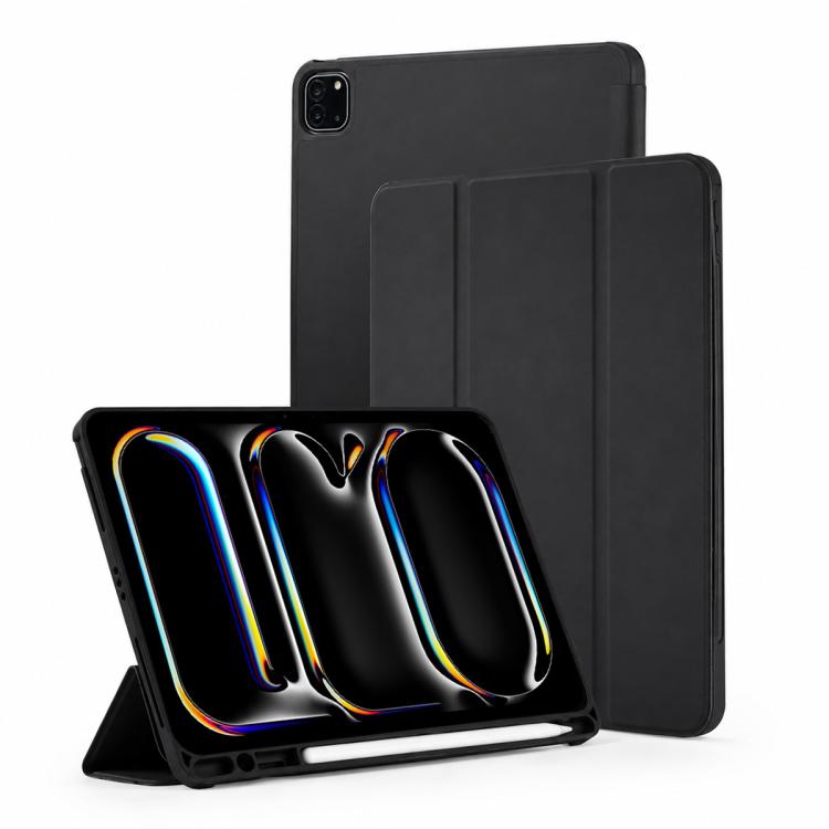 XDcase Tri-Fold Stand Soft Touch Smart Wake / Sleep Tablet Cover with Pencil Slot, For iPad Air 11 2026 / 2025 / 2024, For iPad Pro 13 2025 / 2024, For iPad Pro 11 2025 / 2024, For iPad 2025 / 2022, For iPad Air 13 2025 / 2024, For iPad mini 2024 / 202...