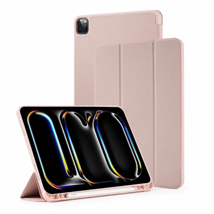 XDcase Tri-Fold Stand Soft Touch Smart Wake / Sleep Tablet Cover with Pencil Slot, For iPad Air 11 2026 / 2025 / 2024, For iPad Pro 13 2025 / 2024, For iPad Pro 11 2025 / 2024, For iPad 2025 / 2022, For iPad Air 13 2025 / 2024, For iPad mini 2024 / 202...