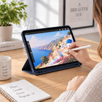 XDcase Tri-Fold Stand Soft Touch Smart Wake / Sleep Tablet Cover with Pencil Slot, For iPad Air 11 2026 / 2025 / 2024, For iPad Pro 13 2025 / 2024, For iPad Pro 11 2025 / 2024, For iPad 2025 / 2022, For iPad Air 13 2025 / 2024, For iPad mini 2024 / 202...