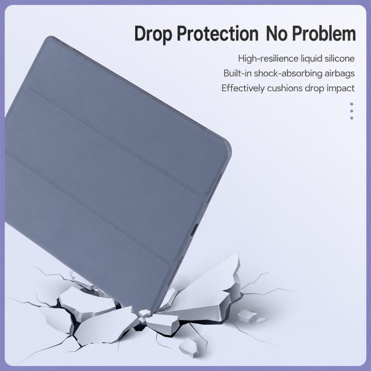 XDcase Tri-Fold Stand Soft Touch Smart Wake / Sleep Tablet Cover with Pencil Slot, For iPad Air 11 2026 / 2025 / 2024, For iPad Pro 13 2025 / 2024, For iPad Pro 11 2025 / 2024, For iPad 2025 / 2022, For iPad Air 13 2025 / 2024, For iPad mini 2024 / 202...