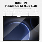 XDcase Tri-Fold Stand Soft Touch Smart Wake / Sleep Tablet Cover with Pencil Slot, For Galaxy Tab A9+ / A11+, For Galaxy Tab S11, For Galaxy Tab S10 FE+, For Galaxy Tab S9+ / S9 FE+ /  S10+, For Galaxy Tab S9 / S9 FE