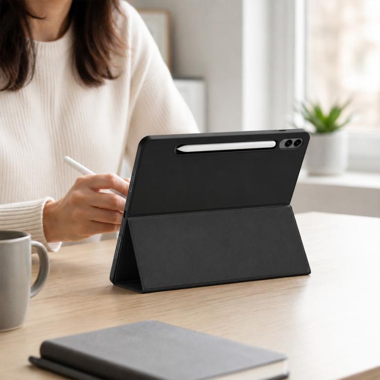 XDcase Tri-Fold Stand Soft Touch Smart Wake / Sleep Tablet Cover with Pencil Slot, For Galaxy Tab A9+ / A11+, For Galaxy Tab S11, For Galaxy Tab S10 FE+, For Galaxy Tab S9+ / S9 FE+ /  S10+, For Galaxy Tab S9 / S9 FE