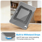 XDcase Aluminum Foldable Stand Clear Acrylic Tablet Case, For iPad Air 11 2026 / 2025 / 2024, For iPad Pro 13 2025 / 2024, For iPad Pro 11 2025 / 2024, For iPad 2025 / 2022, For iPad Air 13 2025 / 2024, For iPad mini 2024 / 2021                        ...