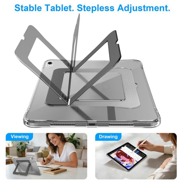 XDcase Aluminum Foldable Stand Clear Acrylic Tablet Case, For iPad Air 11 2026 / 2025 / 2024, For iPad Pro 13 2025 / 2024, For iPad Pro 11 2025 / 2024, For iPad 2025 / 2022, For iPad Air 13 2025 / 2024, For iPad mini 2024 / 2021                        ...