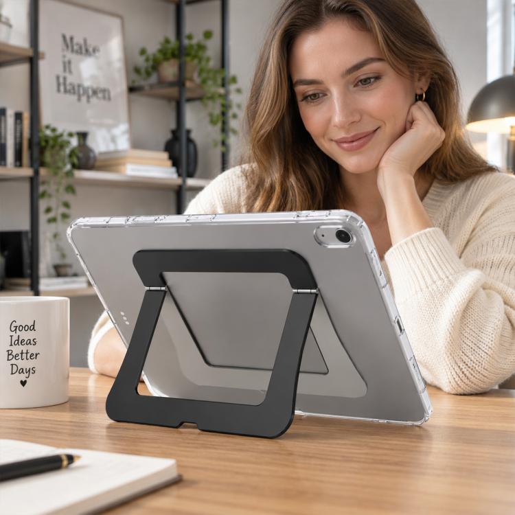 XDcase Aluminum Foldable Stand Clear Acrylic Tablet Case, For iPad Air 11 2026 / 2025 / 2024, For iPad Pro 13 2025 / 2024, For iPad Pro 11 2025 / 2024, For iPad 2025 / 2022, For iPad Air 13 2025 / 2024, For iPad mini 2024 / 2021                        ...