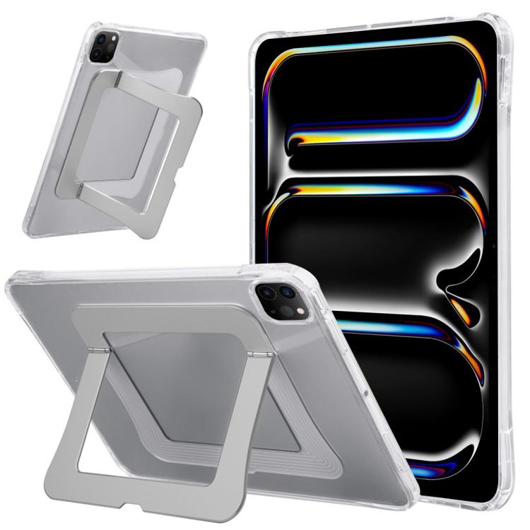 XDcase Aluminum Foldable Stand Clear Acrylic Tablet Case, For iPad Air 11 2026 / 2025 / 2024, For iPad Pro 13 2025 / 2024, For iPad Pro 11 2025 / 2024, For iPad 2025 / 2022, For iPad Air 13 2025 / 2024, For iPad mini 2024 / 2021                        ...