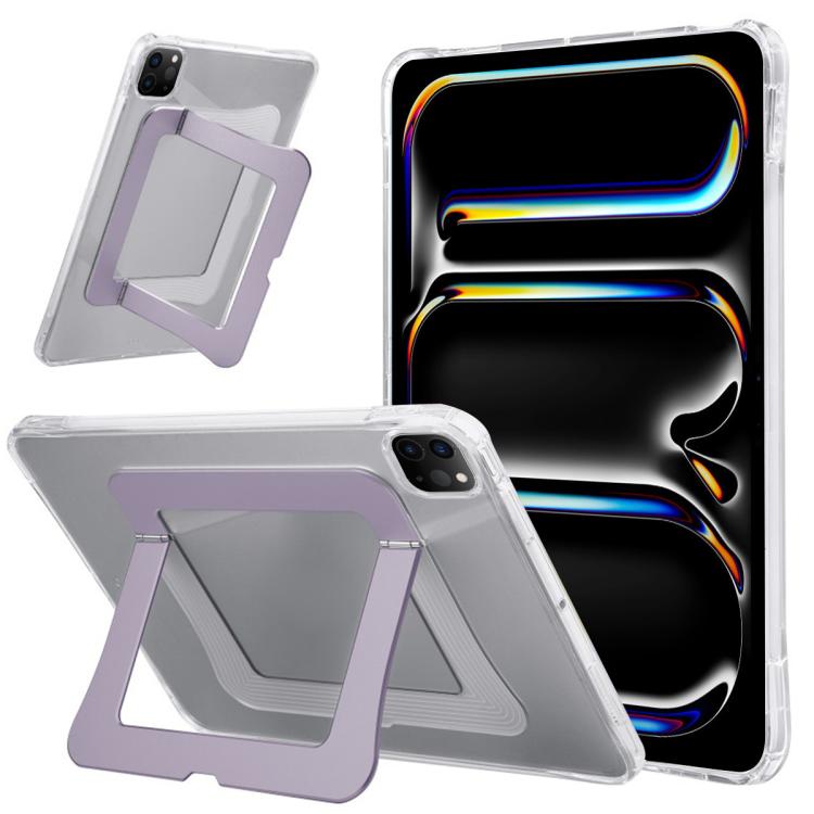 XDcase Aluminum Foldable Stand Clear Acrylic Tablet Case, For iPad Air 11 2026 / 2025 / 2024, For iPad Pro 13 2025 / 2024, For iPad Pro 11 2025 / 2024, For iPad 2025 / 2022, For iPad Air 13 2025 / 2024, For iPad mini 2024 / 2021                        ...