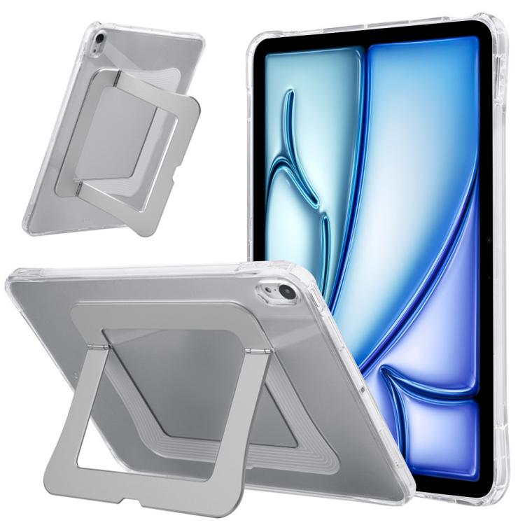 XDcase Aluminum Foldable Stand Clear Acrylic Tablet Case, For iPad Air 11 2026 / 2025 / 2024, For iPad Pro 13 2025 / 2024, For iPad Pro 11 2025 / 2024, For iPad 2025 / 2022, For iPad Air 13 2025 / 2024, For iPad mini 2024 / 2021                        ...