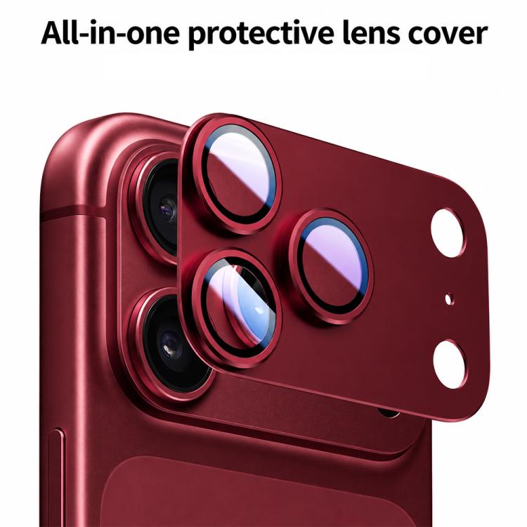 XDcase 5 PCS/Pack Armor Full-Coverage Frosted Metal Camera Lens Ring Film, For iPhone 18 Pro, For iPhone 18 Pro Max