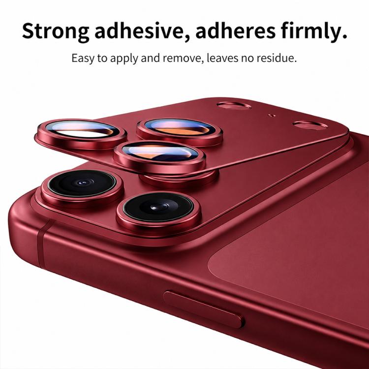 XDcase 5 PCS/Pack Armor Full-Coverage Frosted Metal Camera Lens Ring Film, For iPhone 18 Pro, For iPhone 18 Pro Max