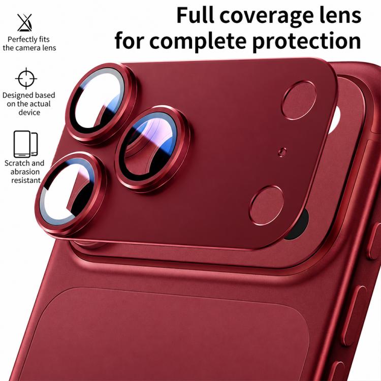 XDcase 5 PCS/Pack Armor Full-Coverage Frosted Metal Camera Lens Ring Film, For iPhone 18 Pro, For iPhone 18 Pro Max