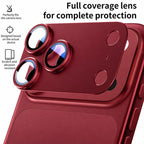 XDcase 5 PCS/Pack Armor Full-Coverage Frosted Metal Camera Lens Ring Film, For iPhone 18 Pro, For iPhone 18 Pro Max
