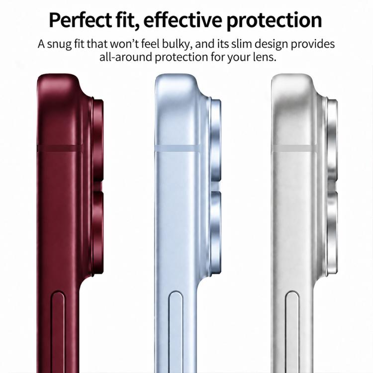 XDcase 5 PCS/Pack Armor Full-Coverage Frosted Metal Camera Lens Ring Film, For iPhone 18 Pro, For iPhone 18 Pro Max