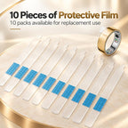 XDcase 10 PCS/Pack For Oura Ring 5 Ultra-thin HD Protective Soft Film, 6, 7, 8, 9, 10, 11, 12, 13
