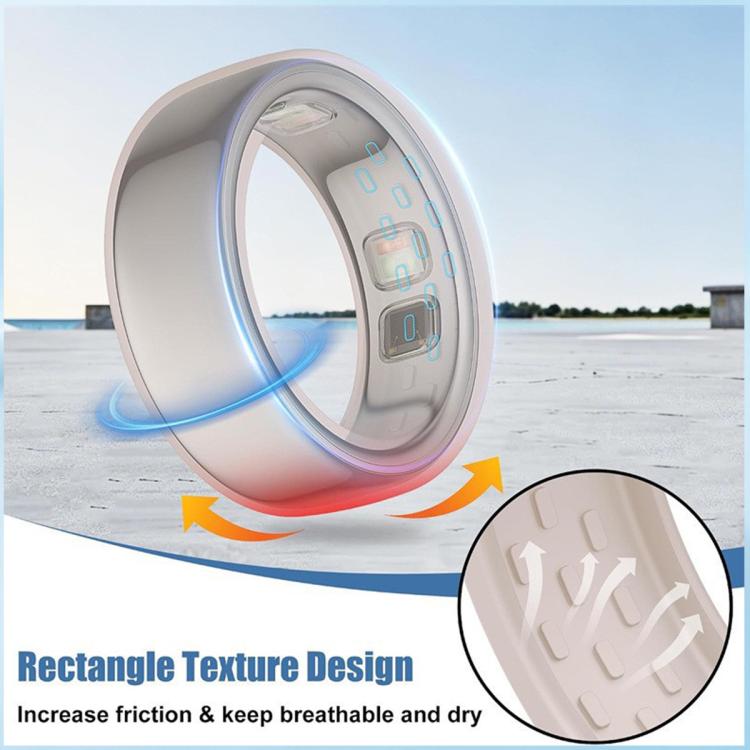XDcase 10 PCS/Pack For Oura Ring 5 Silicone Protective Case, S 6-9, M 10-13