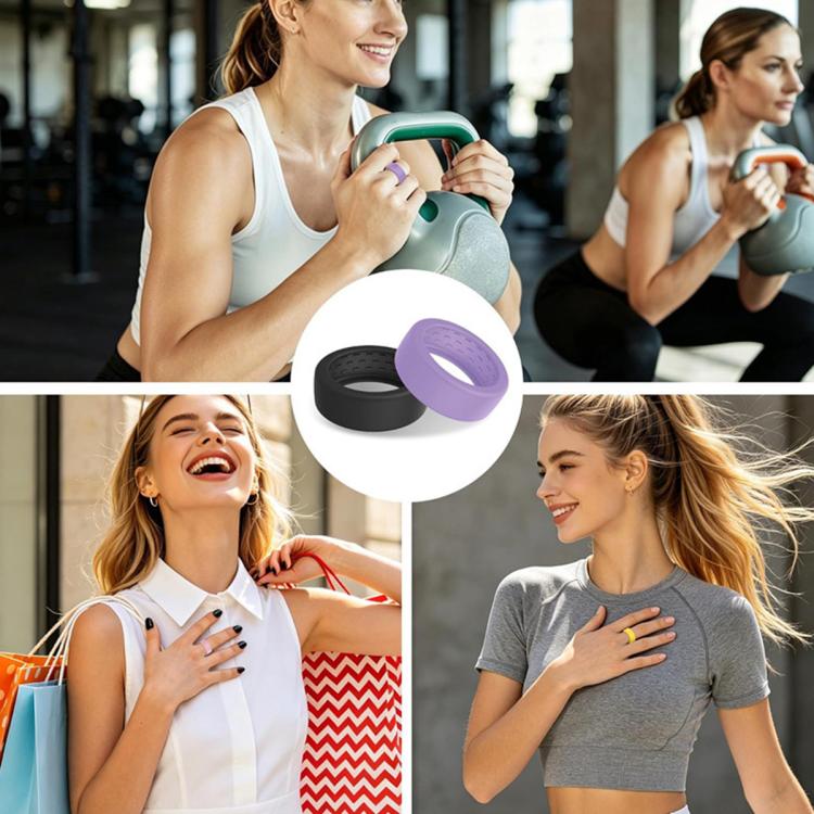 XDcase 10 PCS/Pack For Oura Ring 5 Silicone Protective Case, S 6-9, M 10-13