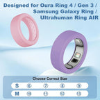 XDcase 10 PCS/Pack Silicone Protective Case for Oura Ring 4 / Gen3 / Galaxy Ring / Ultrahuman Ring AIR, S 6-9, M 10-13