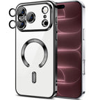 XDcase Electroplated TPU Magnetic Phone Case with Lens Film, For iPhone 18 Pro, For iPhone 18 Pro Max, For iPhone 17 Pro Max, For iPhone 17 Pro, For iPhone 17, For iPhone Air