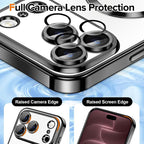 XDcase Electroplated TPU Magnetic Phone Case with Lens Film, For iPhone 18 Pro, For iPhone 18 Pro Max, For iPhone 17 Pro Max, For iPhone 17 Pro, For iPhone 17, For iPhone Air