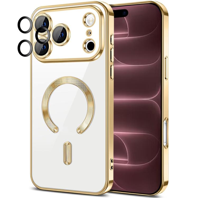XDcase Electroplated TPU Magnetic Phone Case with Lens Film, For iPhone 18 Pro, For iPhone 18 Pro Max, For iPhone 17 Pro Max, For iPhone 17 Pro, For iPhone 17, For iPhone Air