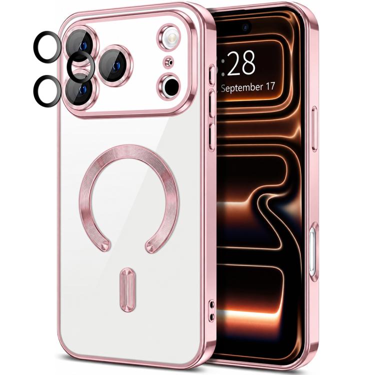 XDcase Electroplated TPU Magnetic Phone Case with Lens Film, For iPhone 18 Pro, For iPhone 18 Pro Max, For iPhone 17 Pro Max, For iPhone 17 Pro, For iPhone 17, For iPhone Air