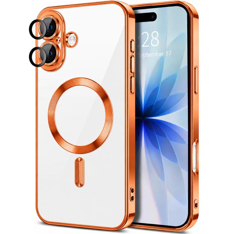XDcase Electroplated TPU Magnetic Phone Case with Lens Film, For iPhone 18 Pro, For iPhone 18 Pro Max, For iPhone 17 Pro Max, For iPhone 17 Pro, For iPhone 17, For iPhone Air