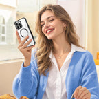 XDcase Electroplated TPU Magnetic Phone Case with Lens Film, For iPhone 16 Pro Max, For iPhone 16 Pro, For iPhone 16, For iPhone 15 Pro Max, For iPhone 15 Pro