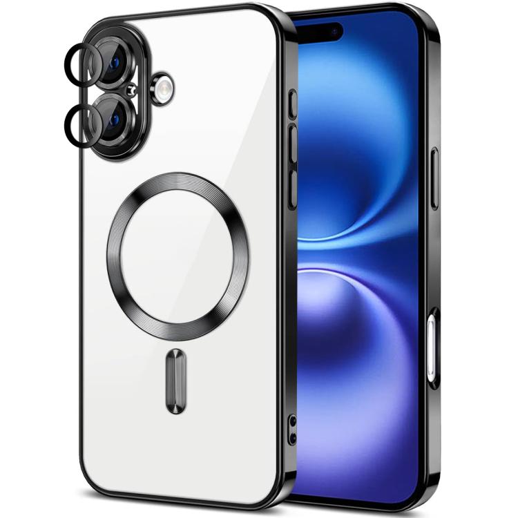 XDcase Electroplated TPU Magnetic Phone Case with Lens Film, For iPhone 16 Pro Max, For iPhone 16 Pro, For iPhone 16, For iPhone 15 Pro Max, For iPhone 15 Pro