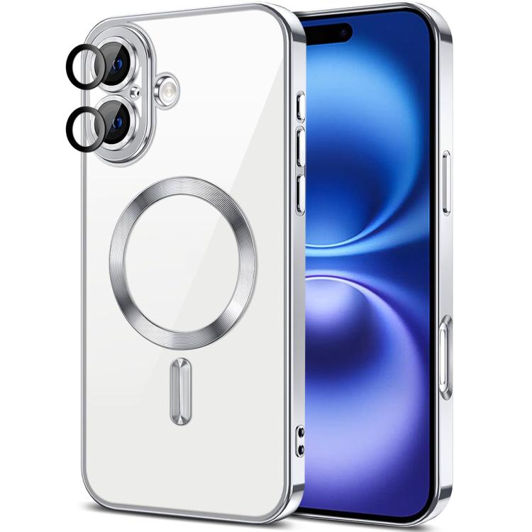 XDcase Electroplated TPU Magnetic Phone Case with Lens Film, For iPhone 16 Pro Max, For iPhone 16 Pro, For iPhone 16, For iPhone 15 Pro Max, For iPhone 15 Pro