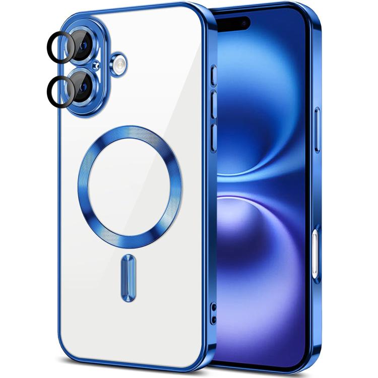 XDcase Electroplated TPU Magnetic Phone Case with Lens Film, For iPhone 16 Pro Max, For iPhone 16 Pro, For iPhone 16, For iPhone 15 Pro Max, For iPhone 15 Pro