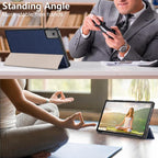 XDcase Fine-Grain PU Y-fold Holder Auto Sleep / Wake Smart Tablet Leather Case, For Lenovo Legion Y700 5th Gen, For Lenovo Idea Tab Plus 12.1/ Tab K12, For Lenovo Tab K9 / Tab One, For Lenovo Legion Y700 4th Gen, For Lenovo Idea Tab Pro 12.7           ...