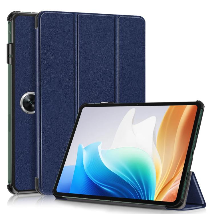 XDcase Fine-Grain PU Y-fold Holder Auto Sleep / Wake Smart Tablet Leather Case, For OPPO Pad SE / OnePlus Pad Lite 2025, For OnePlus Pad 2 / Pad Pro 2024, For OPPO Pad Air2 / OnePlus Pad Go, For OPPO Pad 2 / OnePlus Pad