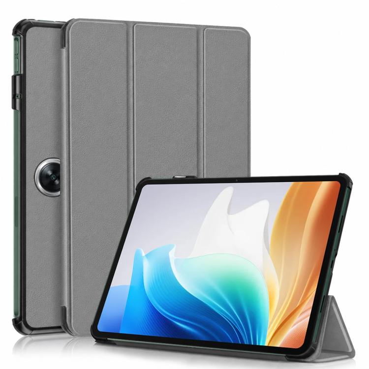 XDcase Fine-Grain PU Y-fold Holder Auto Sleep / Wake Smart Tablet Leather Case, For OPPO Pad SE / OnePlus Pad Lite 2025, For OnePlus Pad 2 / Pad Pro 2024, For OPPO Pad Air2 / OnePlus Pad Go, For OPPO Pad 2 / OnePlus Pad