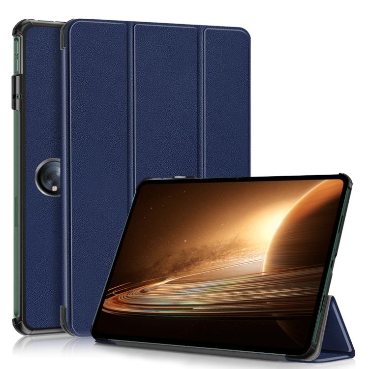 XDcase Fine-Grain PU Y-fold Holder Auto Sleep / Wake Smart Tablet Leather Case, For OPPO Pad SE / OnePlus Pad Lite 2025, For OnePlus Pad 2 / Pad Pro 2024, For OPPO Pad Air2 / OnePlus Pad Go, For OPPO Pad 2 / OnePlus Pad