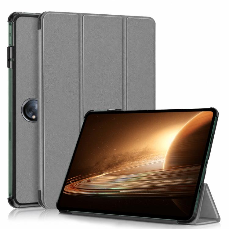 XDcase Fine-Grain PU Y-fold Holder Auto Sleep / Wake Smart Tablet Leather Case, For OPPO Pad SE / OnePlus Pad Lite 2025, For OnePlus Pad 2 / Pad Pro 2024, For OPPO Pad Air2 / OnePlus Pad Go, For OPPO Pad 2 / OnePlus Pad
