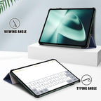 XDcase Fine-Grain PU Y-fold Holder Auto Sleep / Wake Smart Tablet Leather Case, For OPPO Pad SE / OnePlus Pad Lite 2025, For OnePlus Pad 2 / Pad Pro 2024, For OPPO Pad Air2 / OnePlus Pad Go, For OPPO Pad 2 / OnePlus Pad