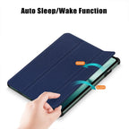 XDcase Fine-Grain PU Y-fold Holder Auto Sleep / Wake Smart Tablet Leather Case, For OPPO Pad SE / OnePlus Pad Lite 2025, For OnePlus Pad 2 / Pad Pro 2024, For OPPO Pad Air2 / OnePlus Pad Go, For OPPO Pad 2 / OnePlus Pad