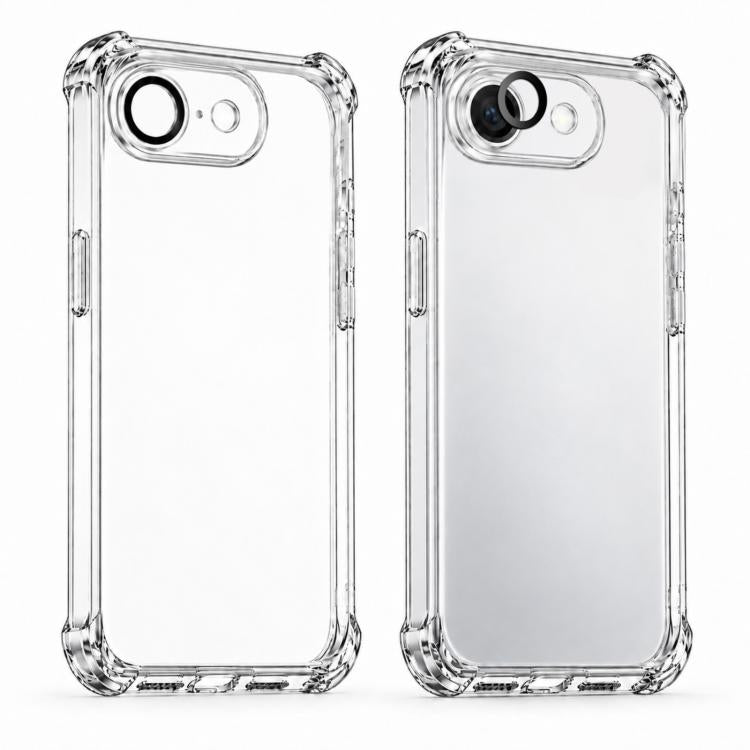 XDcase Four-corner Shockproof TPU Phone Case with Lens Film, For iPhone 18 Pro, For iPhone 18 Pro Max, For iPhone 17e / 16e, For iPhone 17 Pro Max, For iPhone 17 Pro, For iPhone 17, For iPhone Air, For iPhone 16 Pro Max, For iPhone 16 Pro, For iPhone 1...