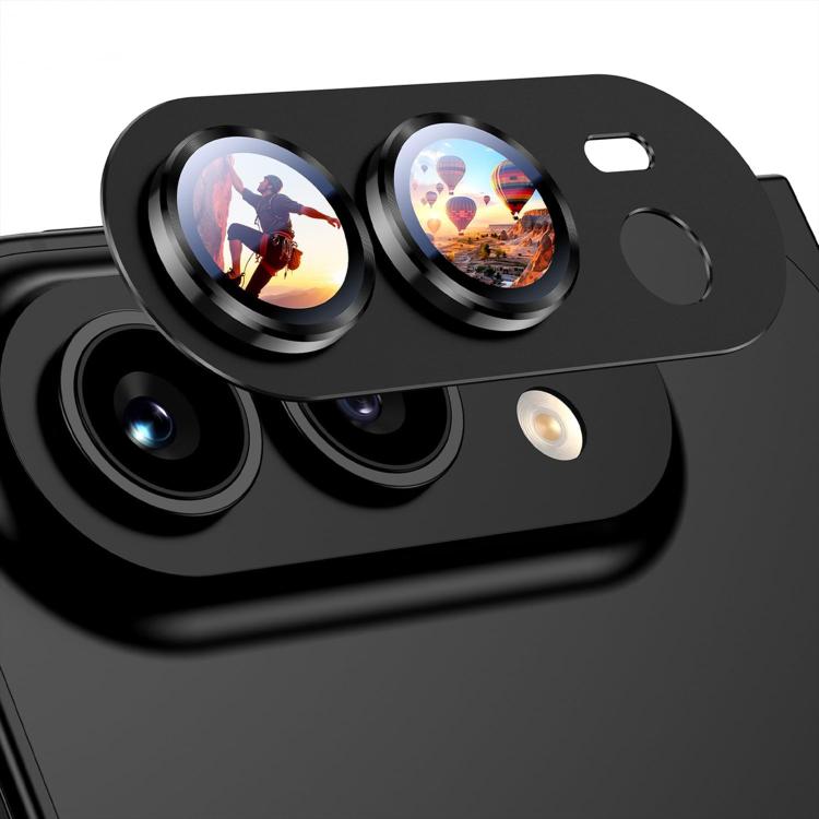 XDcase Frosted Armor Metal + Tempered Glass Camera Lens Film, For iPhone Duo