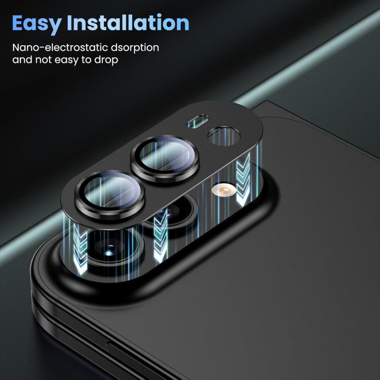 XDcase Frosted Armor Metal + Tempered Glass Camera Lens Film, For iPhone Duo