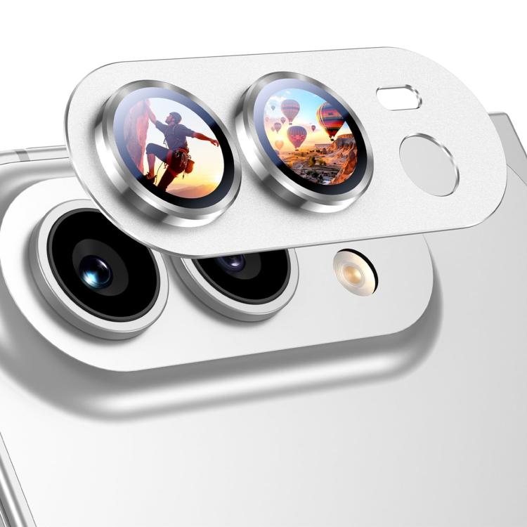XDcase Frosted Armor Metal + Tempered Glass Camera Lens Film, For iPhone Duo