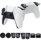 XDcase 8-in-1 Set For PS5 Controller L2/R2 Triggers Extenders & D-pad Caps & Thumb Grips