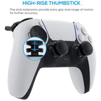 XDcase 8-in-1 Set For PS5 Controller L2/R2 Triggers Extenders & D-pad Caps & Thumb Grips