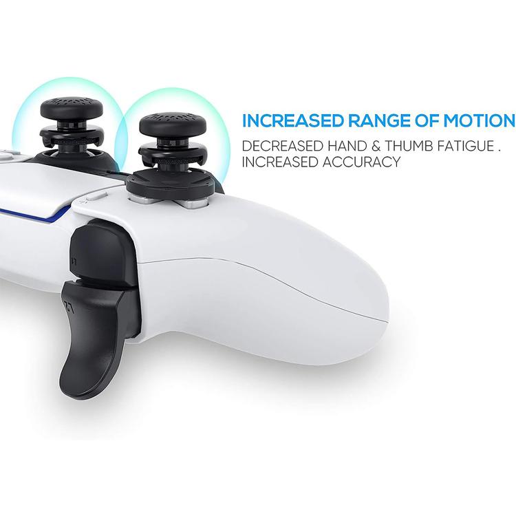 XDcase 8-in-1 Set For PS5 Controller L2/R2 Triggers Extenders & D-pad Caps & Thumb Grips