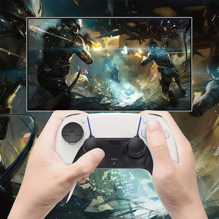 XDcase 8-in-1 Set For PS5 Controller L2/R2 Triggers Extenders & D-pad Caps & Thumb Grips