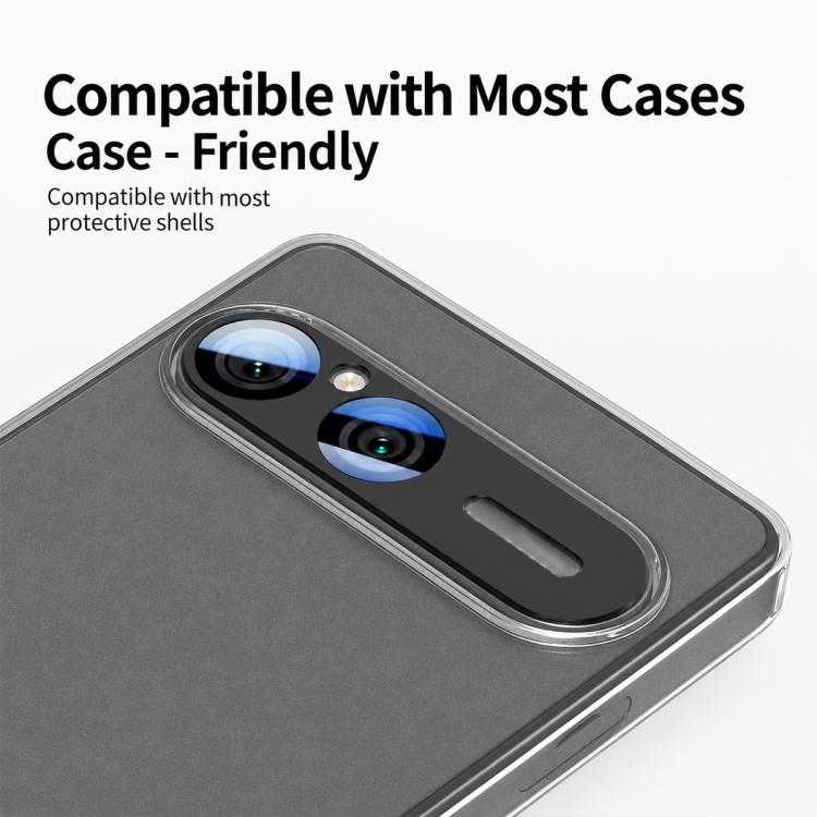 XDcase Frosted Armor Metal + Tempered Glass Camera Lens Film, For Sony Xperia 10 VIII, For Sony Xperia 10 VII