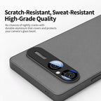 XDcase Frosted Armor Metal + Tempered Glass Camera Lens Film, For Sony Xperia 10 VIII, For Sony Xperia 10 VII