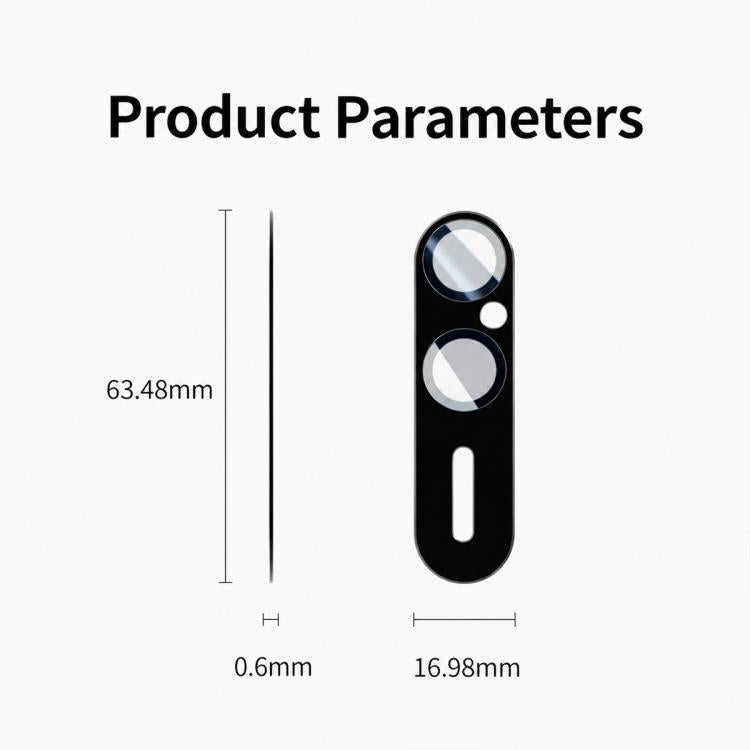 XDcase Frosted Armor Metal + Tempered Glass Camera Lens Film, For Sony Xperia 10 VIII, For Sony Xperia 10 VII